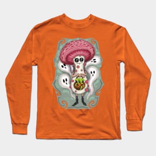 Pink mushroom Long Sleeve T-Shirt